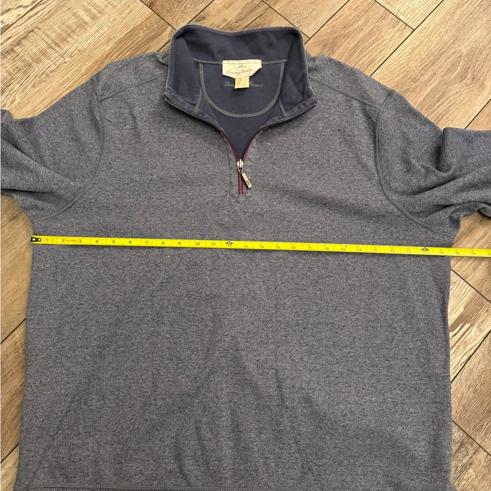 Tommy Bahama Quarter Zip - Picture 5 of 6